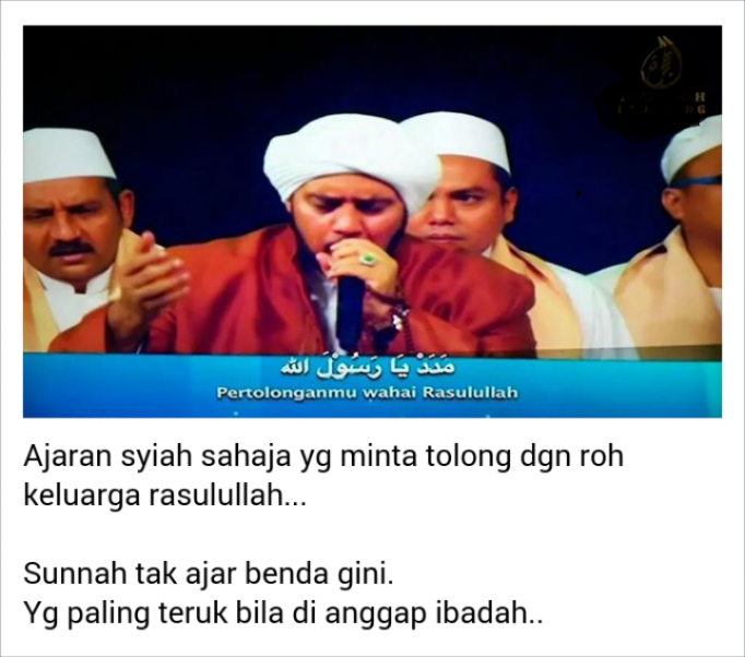 Syirik seru Madad ya Rasulullah