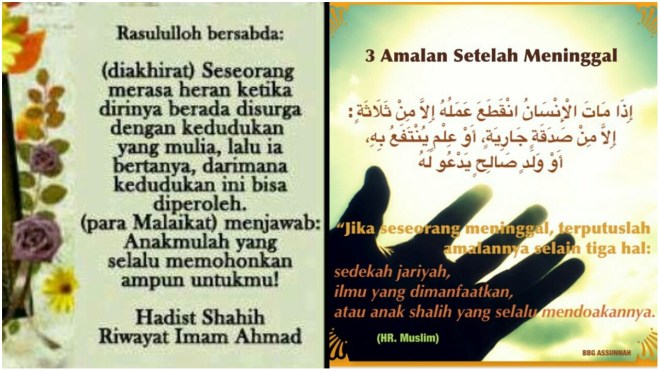 doa anak kepada ibu bapa meninggal dunia